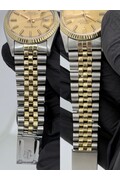 36mm • 1979 Rolex DateJust ref.16013 cal.3035 Champagne Dial 18k Gold Bezel Automatic